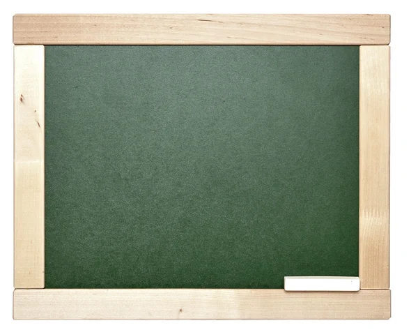 Placa de giz verde em branco — Fotografia de Stock