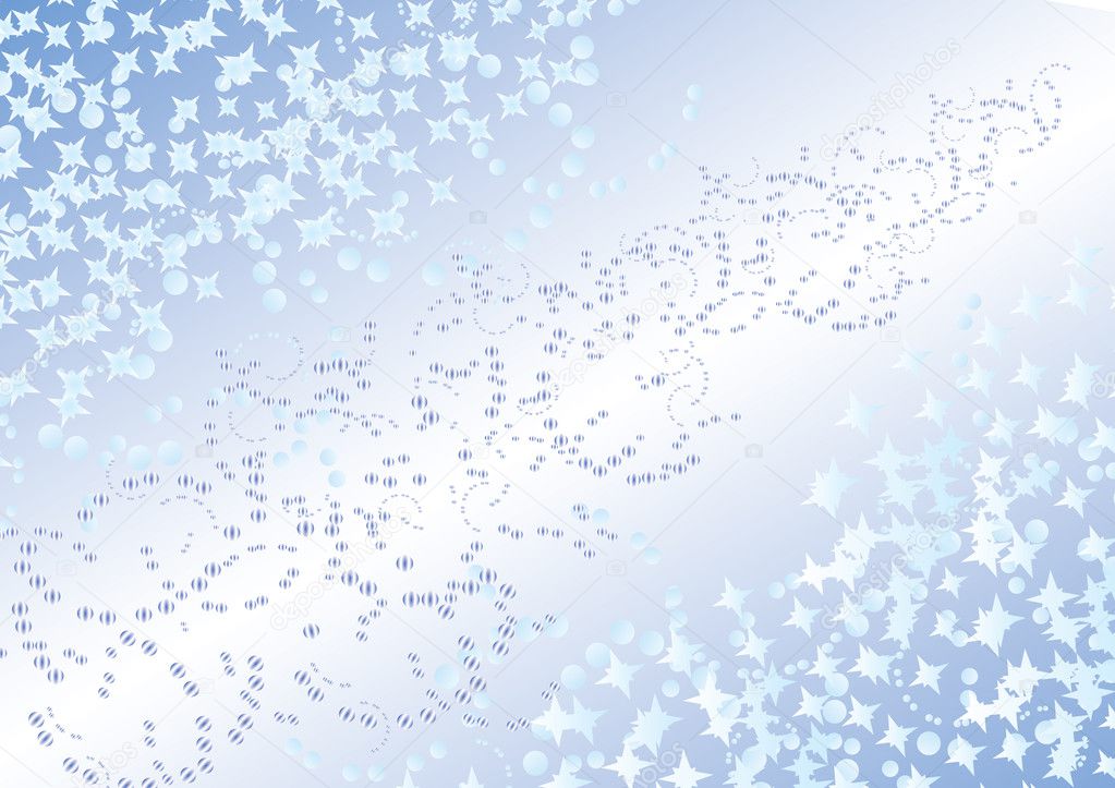Abstract background with bubbles. Vector.