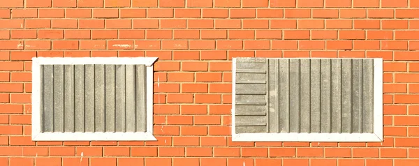 창 벽돌 벽 — 스톡 사진