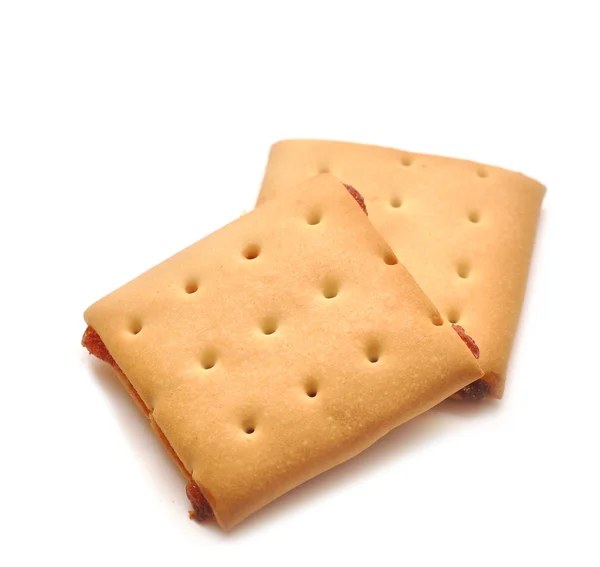 Fechar deliciosos biscoitos — Fotografia de Stock