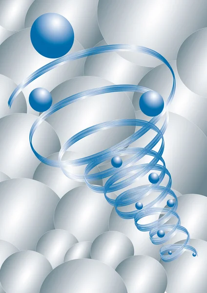 Abstrakt modern spiral bakgrund — Stock vektor