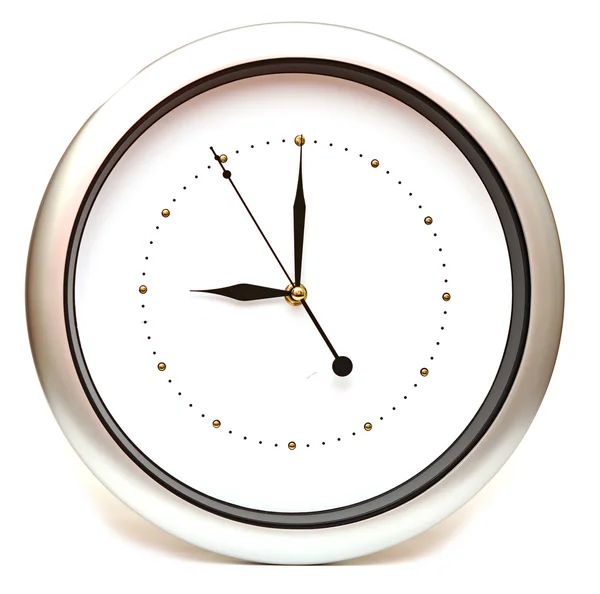 Clock face isolated on white background — Stock Photo, Image