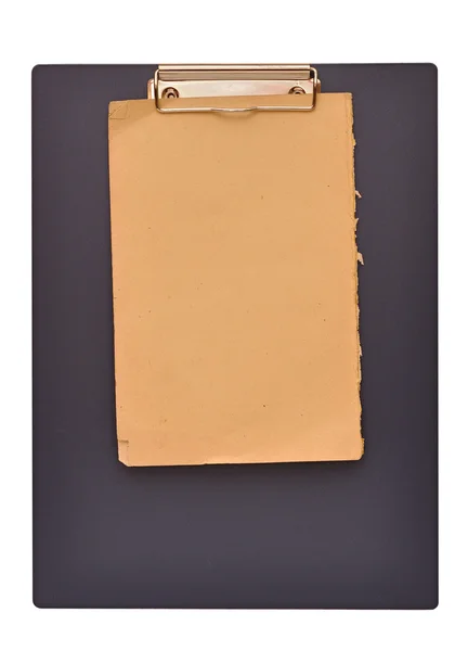 Clipboard and old papers — Stock Photo, Image
