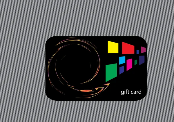 Mooi Geschenkenkaart, vectorillustratie. — Stockvector