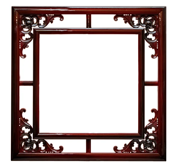 Empty vintage frame isolated on white background — Stock Photo, Image