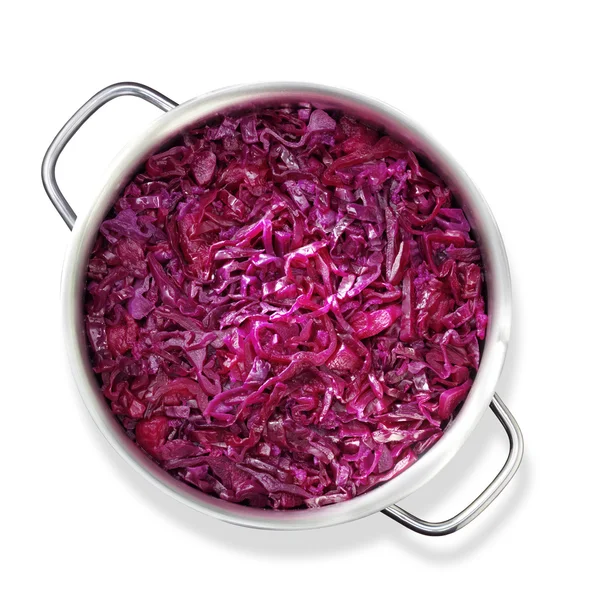 Cooking red cabbage — Stock Photo, Image