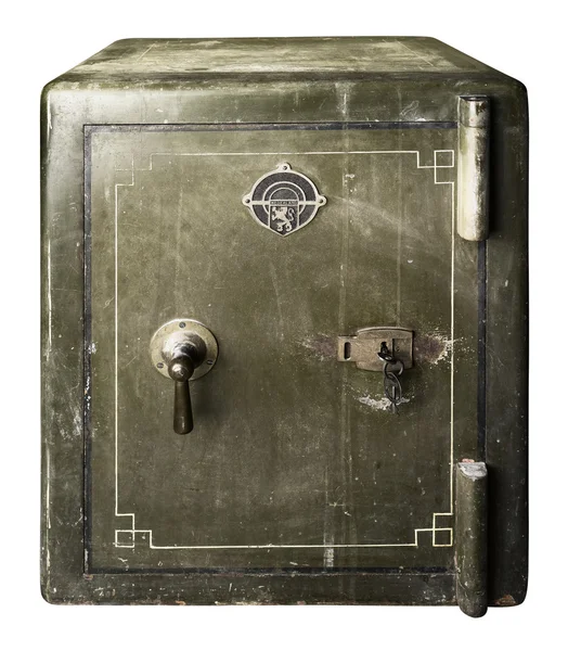 Green old safe — Stock Photo, Image