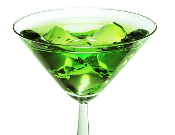 Grön cocktail Royaltyfria Stockbilder