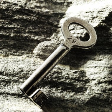 Key on the rocks clipart