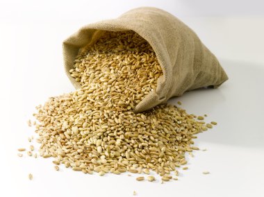 Bag of wheat clipart