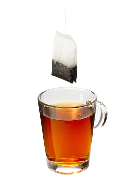 Teabagging Tea — Stockfoto