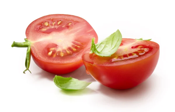 Tomat basilika — Stockfoto