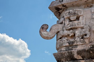 Rain God Chaac of Mayans in Mexico clipart