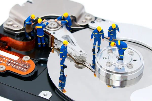 Concepto de reparación de disco duro —  Fotos de Stock