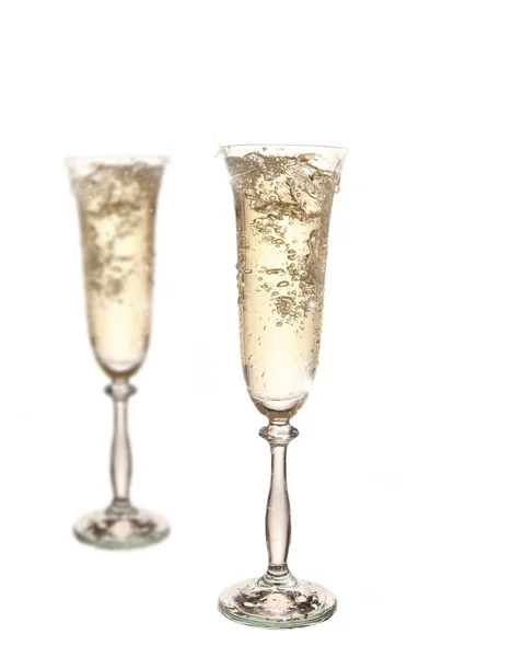 Келихи шампанського — стокове фото