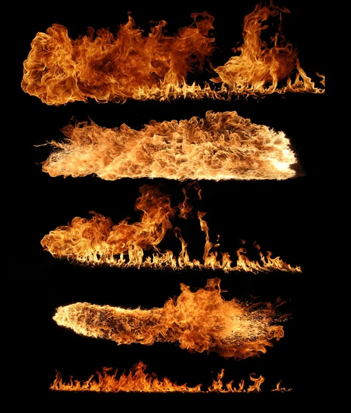 Flammensammlung — Stockfoto