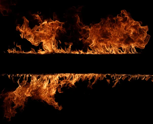 Огненный фон — стоковое фото