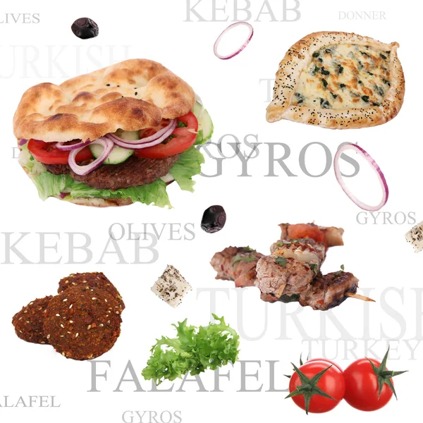 Orient food background — Stock Photo, Image