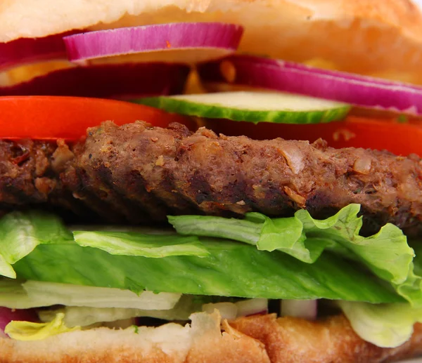 Döner kebab sandwich — Stock fotografie