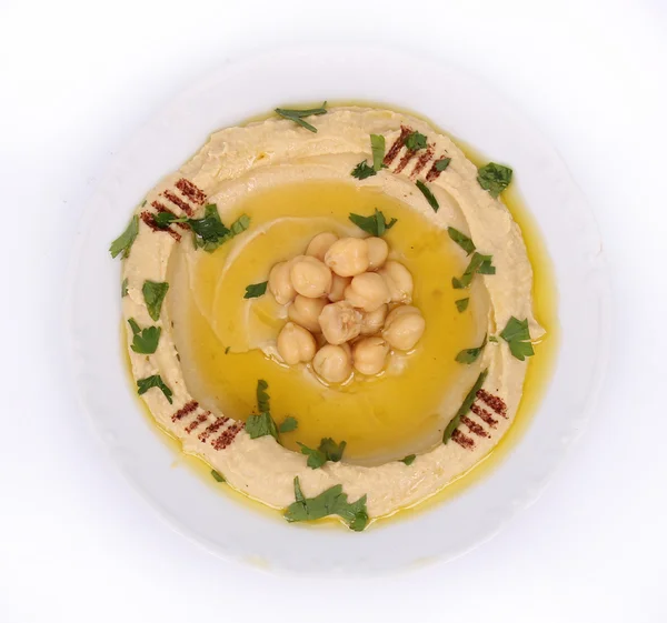 The traditional Middle Eastern hummus — Stock Photo, Image