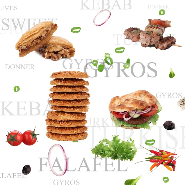 Orient food background — Stock Photo, Image