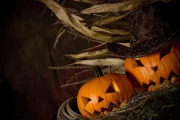 Хэллоуинская тыковка — стоковое фото