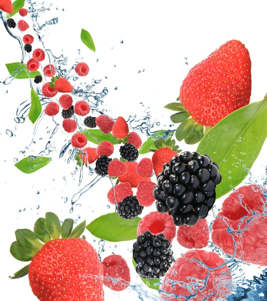 Fresh fruit in motion — Stock Photo, Image