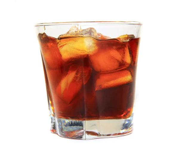 Bicchiere con cola — Foto Stock