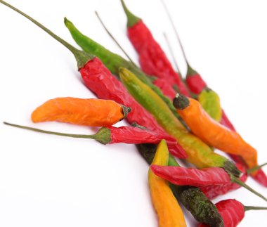 Colorful chilli peppers