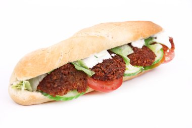 lezzetli falafel baget