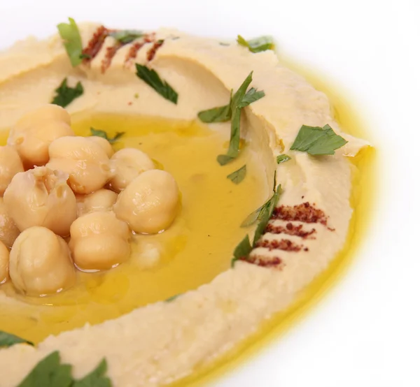 The traditional Middle Eastern hummus — Stock Photo, Image