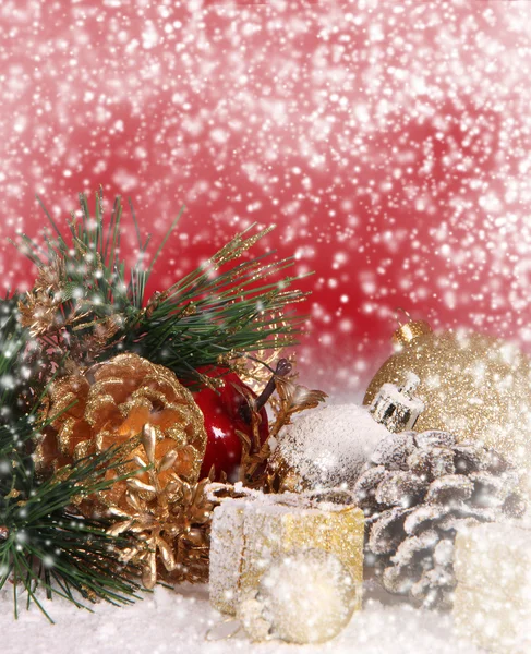 Weihnachtlicher Hintergrund lizenzfreie Stockbilder