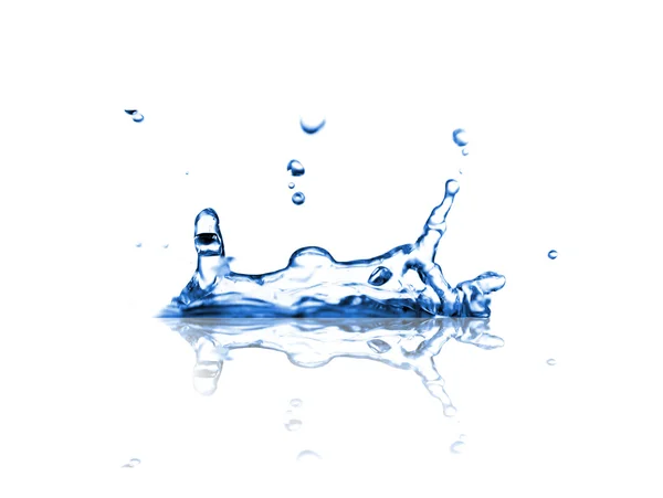 Splash Water απομονωθεί σε λευκό φόντο — Φωτογραφία Αρχείου