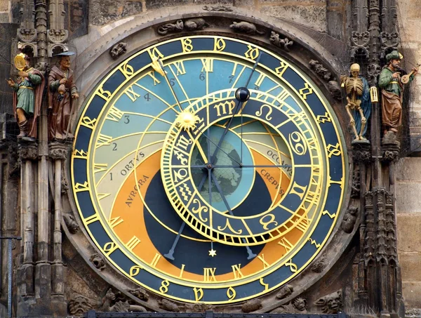 Астрономічний годинник ізольовано на білому — стокове фото