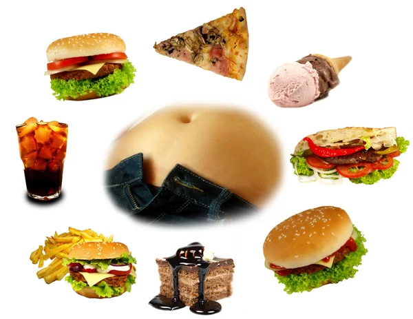 Obesity collection — Stock Photo, Image