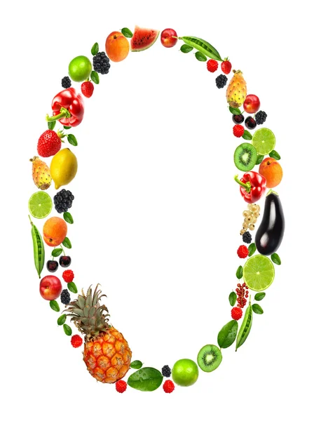Frutas e produtos hortícolas n.o 0 — Fotografia de Stock