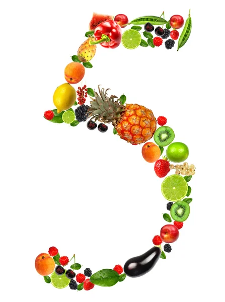 Frukt- och grönsakssektorn 5 — Stockfoto