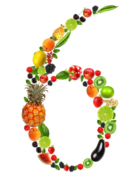 Gyümölcs- és zöldségágazat 6 — Stock Fotó