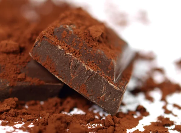 Cokelat cincang — Stok Foto
