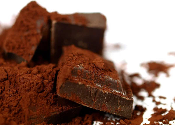 Chocolate picado — Fotografia de Stock