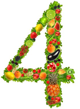 Fruit and vegetable No 4 clipart