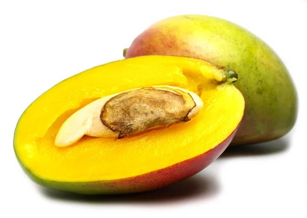 A fehér gyümölcs mangó — Stock Fotó