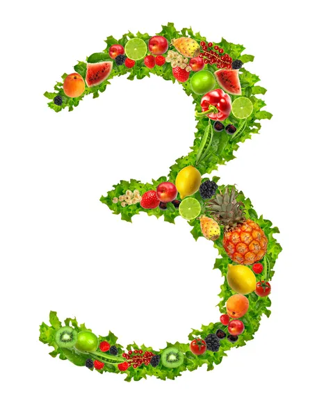 Frukt- och grönsakssektorn nr 3 — Stockfoto