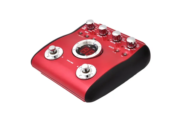 Guitar multi effects pedal — Stock Photo, Image