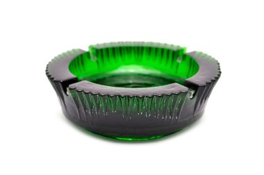 Green ashtray clipart