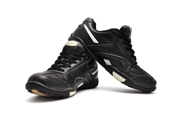 Black athletic shoes — Stock Photo, Image