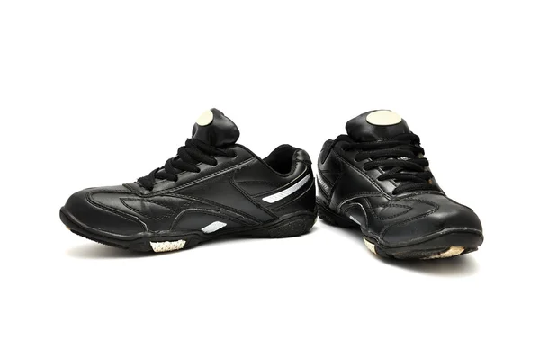 Czarne buty sportowe — Zdjęcie stockowe