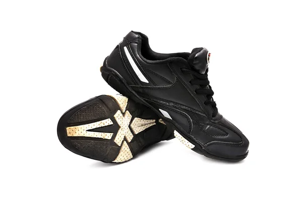 Fekete sportos cipő — Stock Fotó