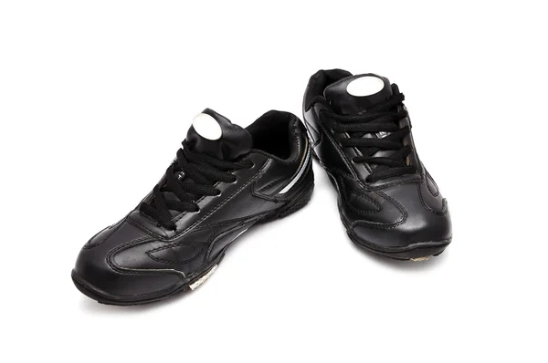 Fekete sportos cipő — Stock Fotó