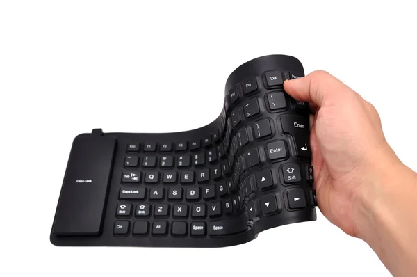 ゴム製のキーボード — ストック写真